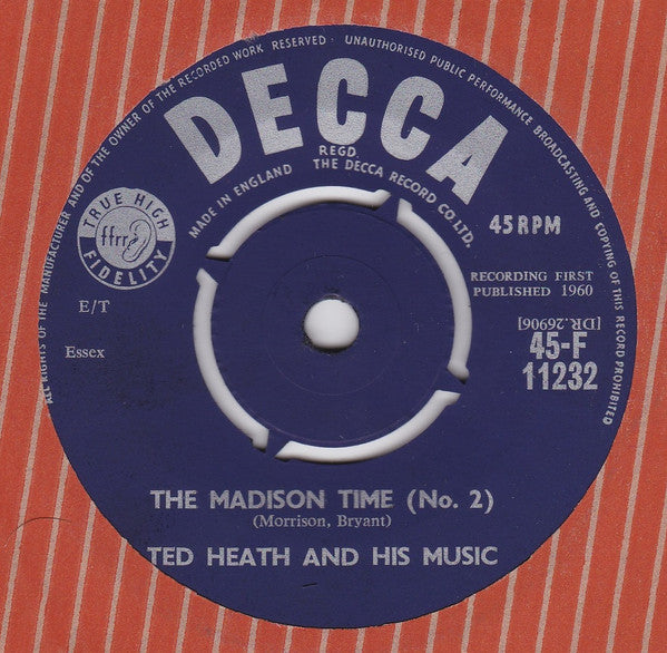 Ted Heath And His Music : The Madison Time (No. 1) (7", Single)