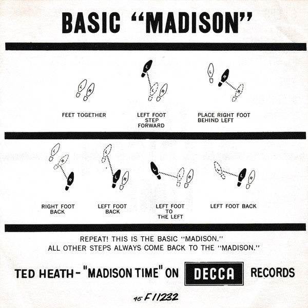 Ted Heath And His Music : The Madison Time (No. 1) (7", Single)