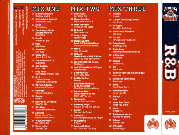 Various : Throwback R&B (3xCD, Mixed)