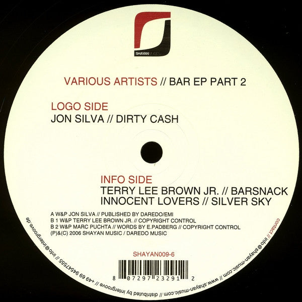 Various : Bar 1 | Winter 06 | The Vinyl Edition (Part 2) (12", EP)