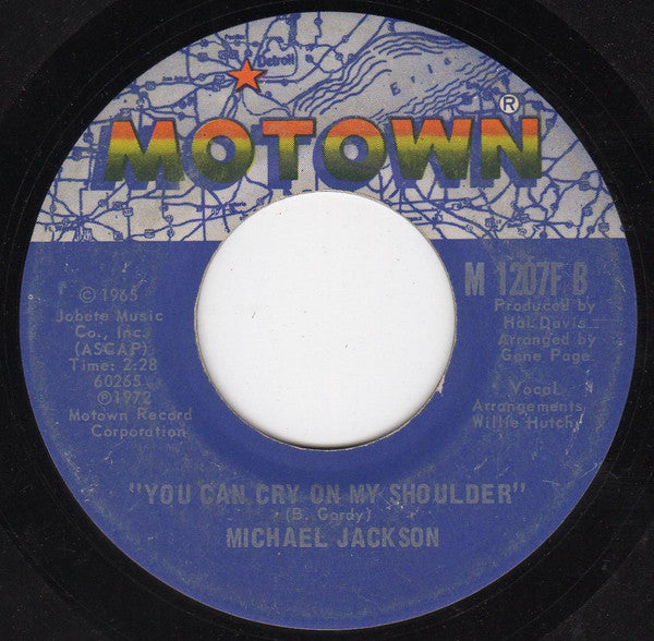 Michael Jackson : Ben / You Can Cry On My Shoulder (7", Single)