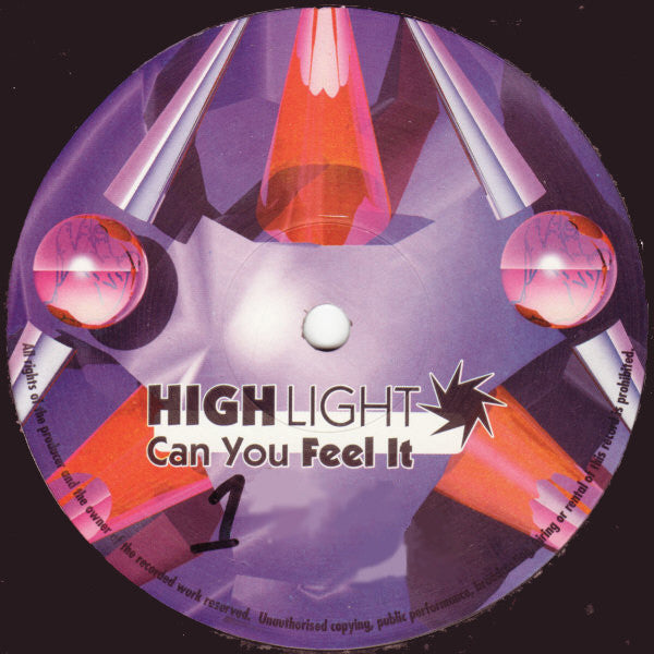 Highlight : Can You Feel It (12")