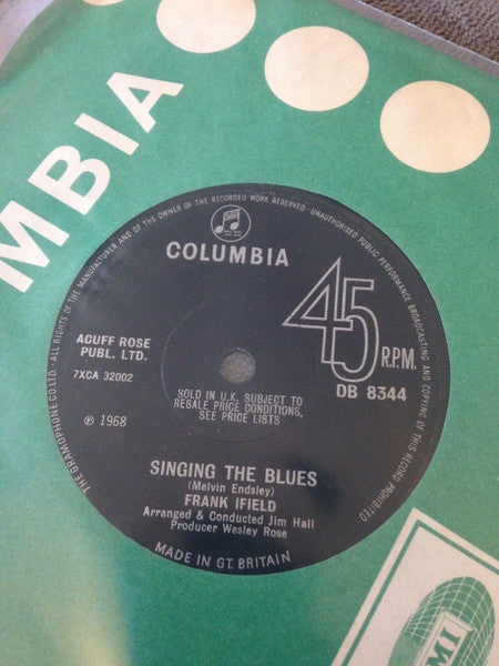 Frank Ifield : Singing The Blues (7")