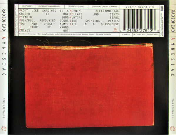 Radiohead : Amnesiac (CD, Album, RE, IMS)