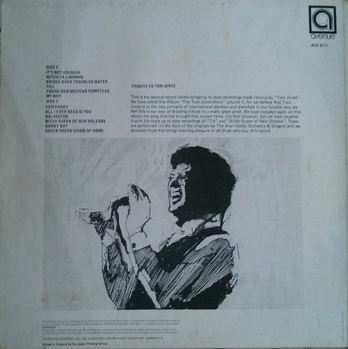 Alan Caddy Orchestra & Singers : The Tom Jones Story Vol. II (LP, Album)