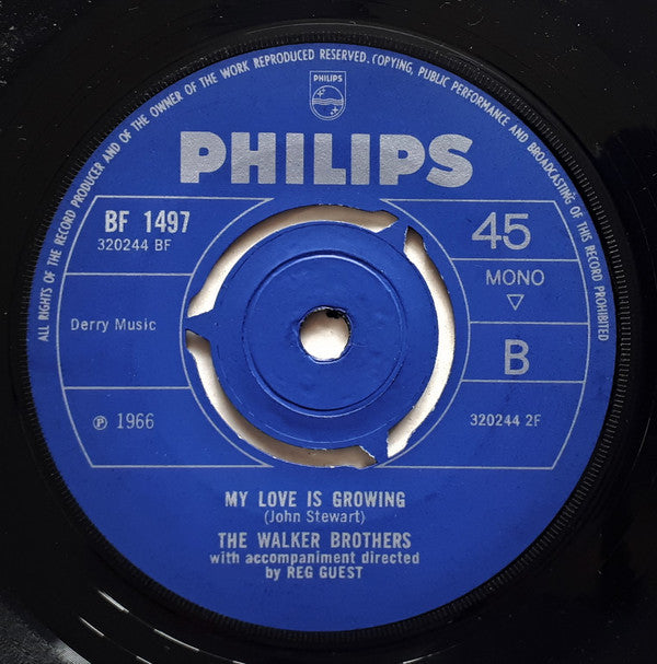 The Walker Brothers : (Baby) You Don't Have To Tell Me (7", Single, Mono, 3-P)