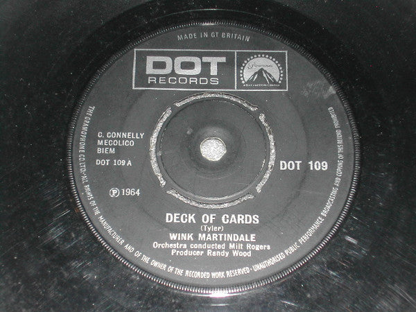 Wink Martindale : Deck Of Cards (7", Single, 4 P)