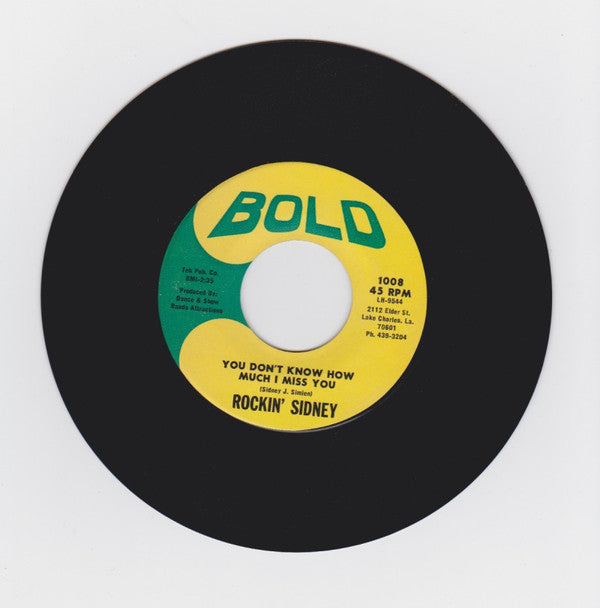 Rockin' Sidney : When You're Right Your Wrong (7", Single)