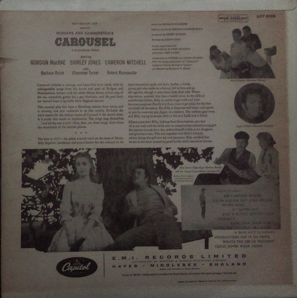 Rodgers & Hammerstein : Carousel (The Sound Track Of The Motion Picture) (LP, Album, Mono, RE)