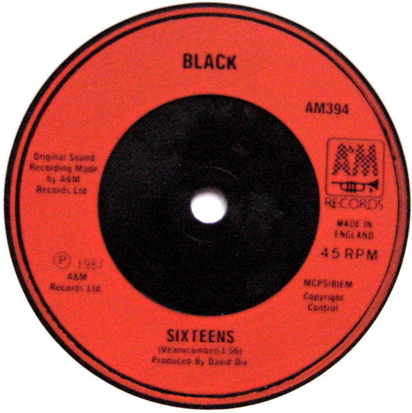 Black (2) : Sweetest Smile (7", Red)