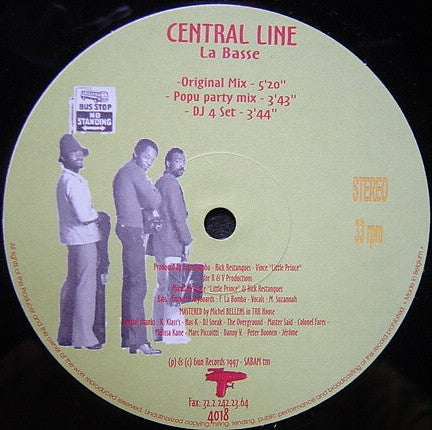 Central Line (3) : La Basse (12")