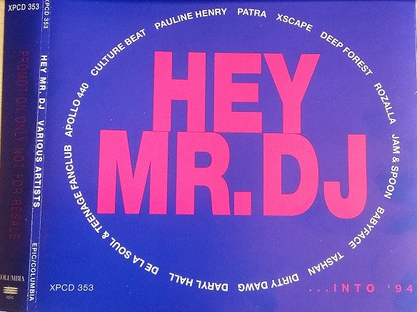 Various : Hey Mr. DJ (CD, Comp, Promo)