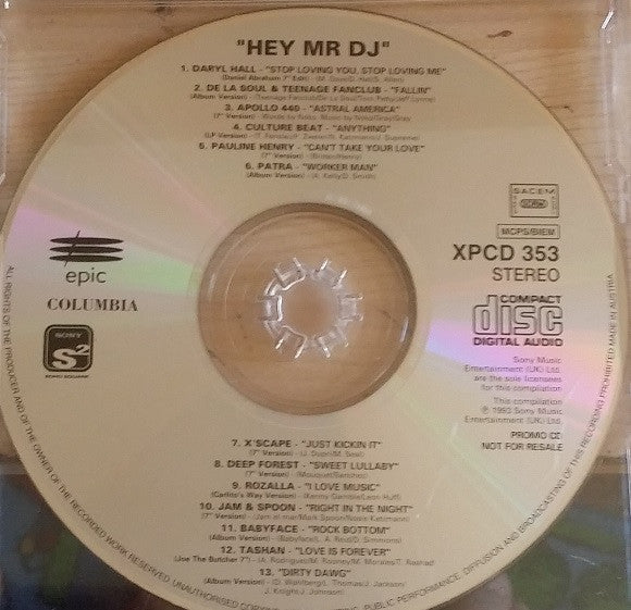 Various : Hey Mr. DJ (CD, Comp, Promo)
