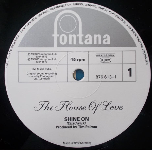 The House Of Love : Shine On (12", Single)