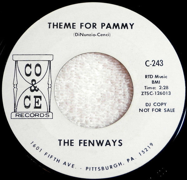 The Fenways : I'm Your Toy / Theme For Pammy (7", Promo)