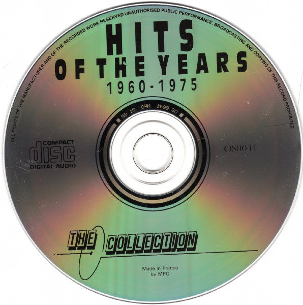Various : Hits Of The Years 1960 - 1975 Volume 4 (CD, Comp)