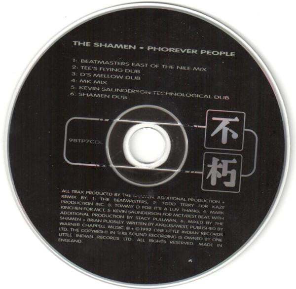 The Shamen : Phorever People (CD, Single, CD2)
