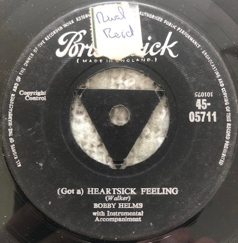 Bobby Helms : Fraulein (7", Single)