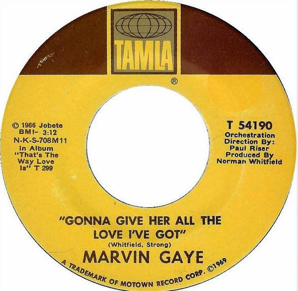 Marvin Gaye : How Can I Forget / Gonna Give Her All The Love I've Got (7", Single)