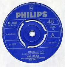 John Walker (3) : Annabella (7", Single, Mono, 3 P)