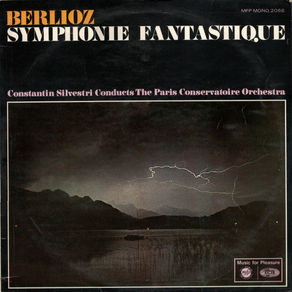Hector Berlioz - Constantin Silvestri Conducts Orchestre De La Société Des Concerts Du Conservatoire : Symphonie Fantastique (LP, Mono)