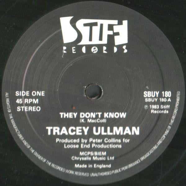 Tracey Ullman : They Don't Know (10", Single)