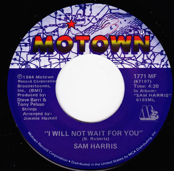 Sam Harris (2) : Hearts On Fire (7", Single)