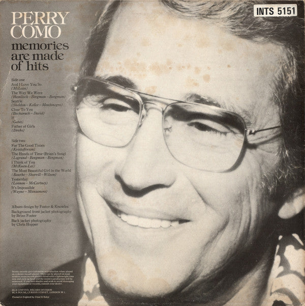 Perry Como : Memories Are Made Of Hits (LP, Comp)