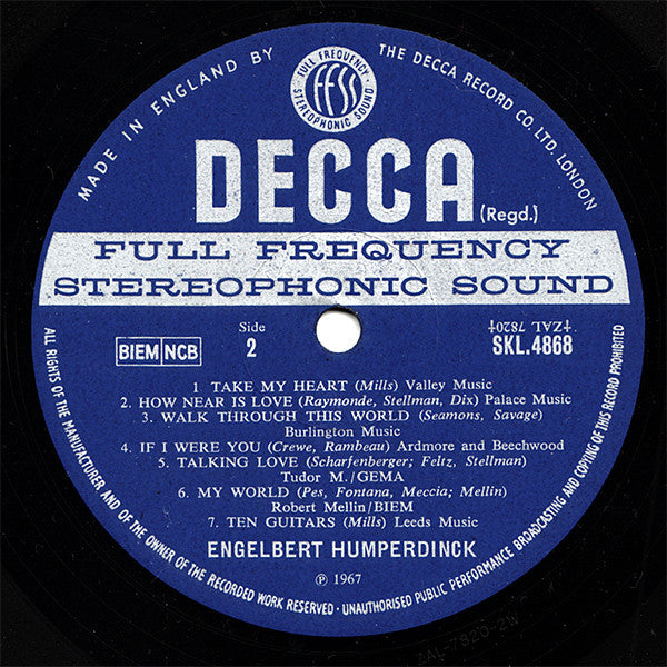 Engelbert Humperdinck : Release Me (LP, Album)