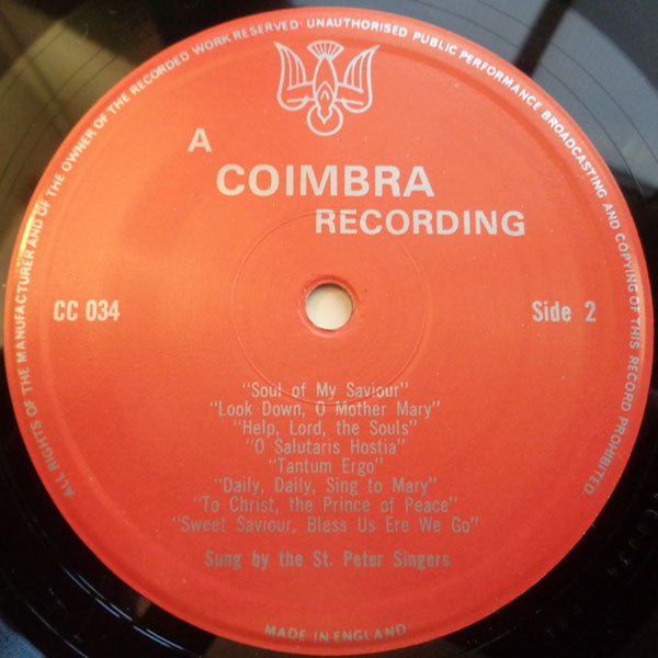 The St. Peter Singers : Faith Of Our Fathers (LP)