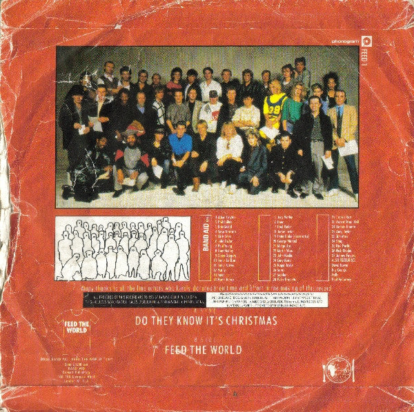 Band Aid : Do They Know It's Christmas? (7", Single, Bla)