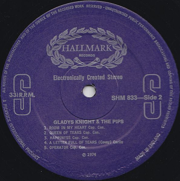 Gladys Knight And The Pips : Gladys Knight & The Pips (LP, Comp)