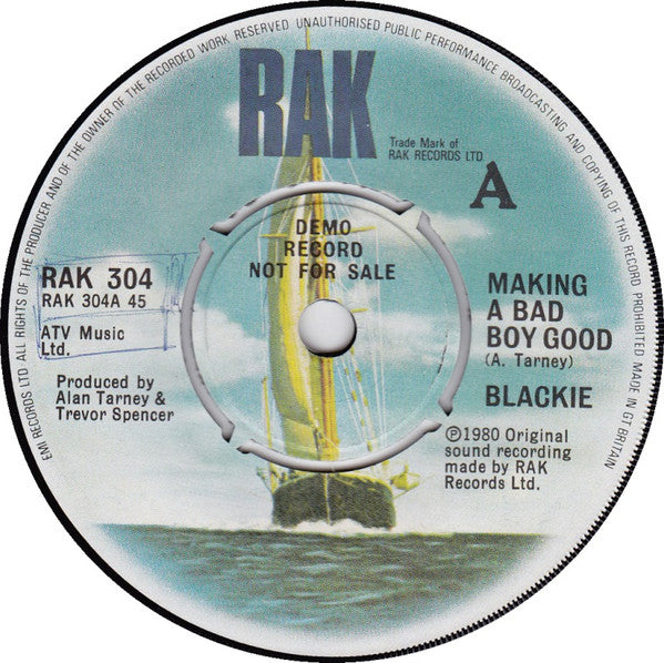 Blackie (4) : Making A Bad Boy Good (7", Promo)