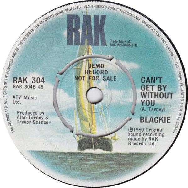 Blackie (4) : Making A Bad Boy Good (7", Promo)