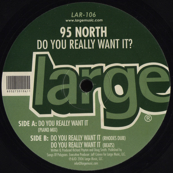 95 North : Do You Really Want It? (12")