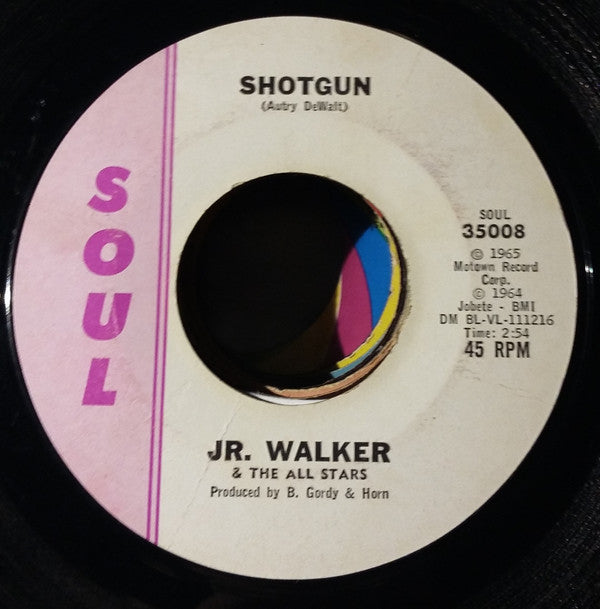 Junior Walker & The All Stars : Shotgun / Hot Cha (7", Single, Styrene, Mon)