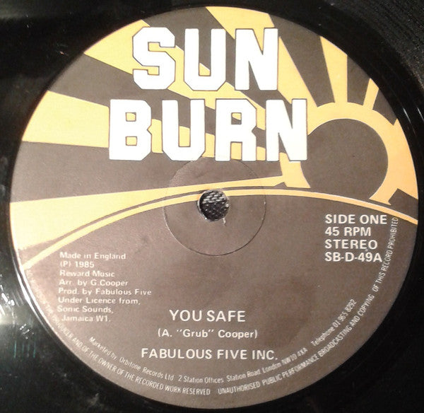 Fabulous Five Inc. : You Safe (12")