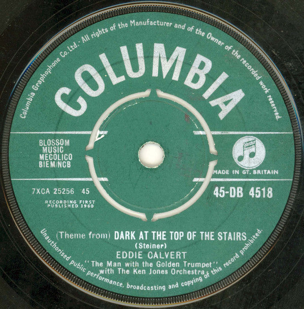 Eddie Calvert With Ken Jones And His Orchestra : (Theme From) Dark At The Top Of The Stairs (7", Single)