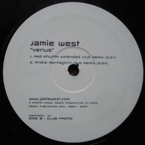 Jamie West (4) : Venus (12", Promo)
