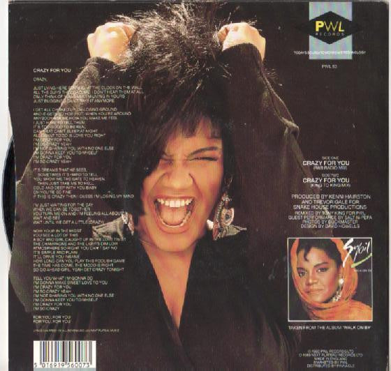 Sybil : Crazy For You (7", Single, Sil)