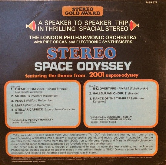 London Philharmonic Orchestra : A Sound Spectacular Stereo Space Odyssey (LP)