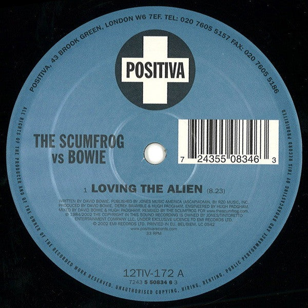 The Scumfrog Vs David Bowie : Loving The Alien (12")