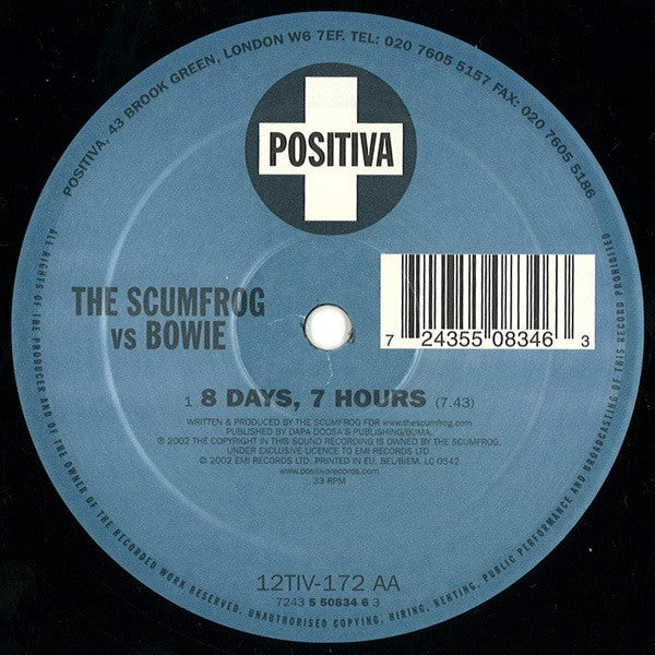 The Scumfrog Vs David Bowie : Loving The Alien (12")