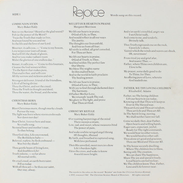 John Stewart (31) : Rejoice (LP)