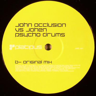 John Occlusion vs. Johen : Psycho Drums (12")