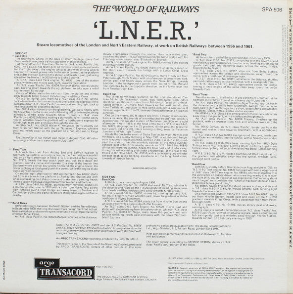 No Artist : L.N.E.R. (LP)