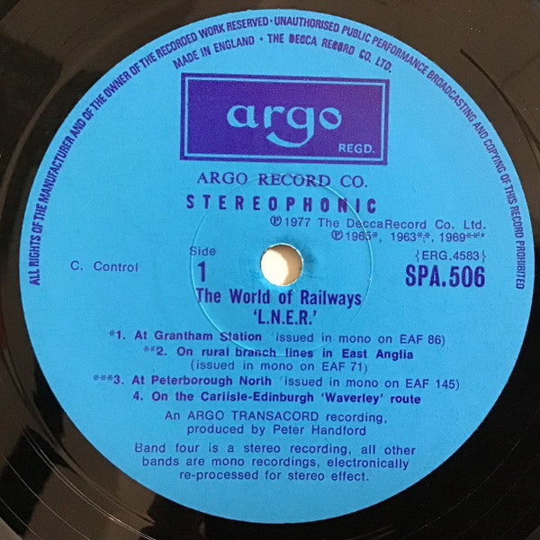 No Artist : L.N.E.R. (LP)