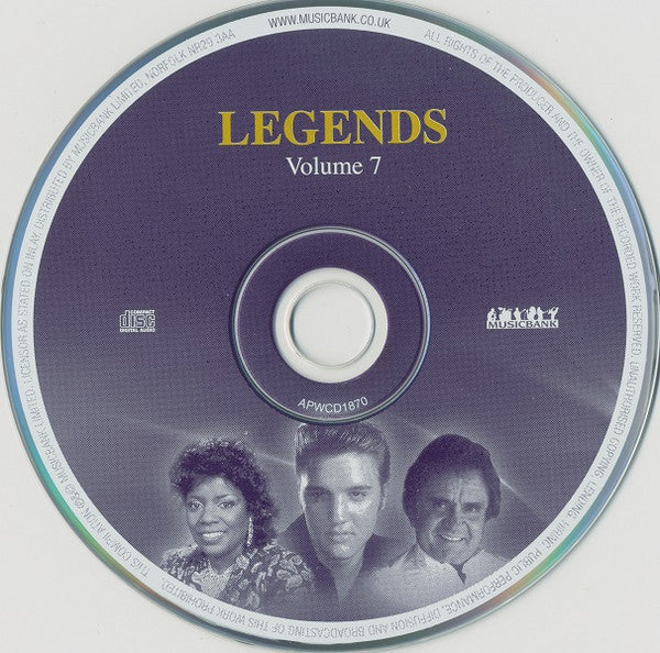 Various : Legends (Volume 7) (CD, Comp)