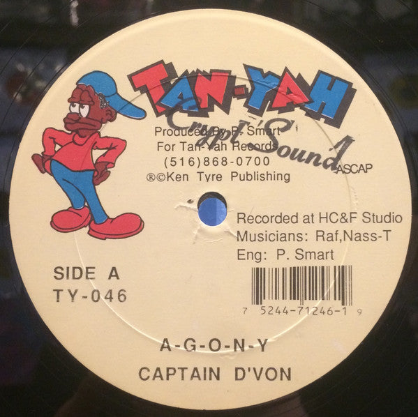 Captain D'von, Scion Success : A-G-O-N-Y / You And I (12", Single)