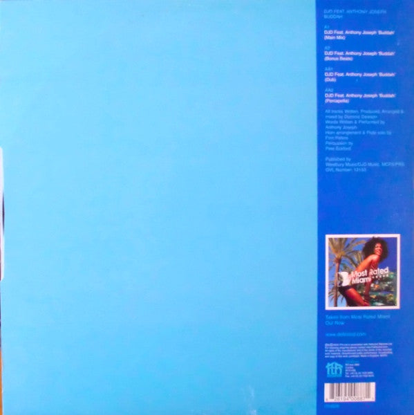 DJD Feat. Anthony Joseph (2) : Buddah (12")